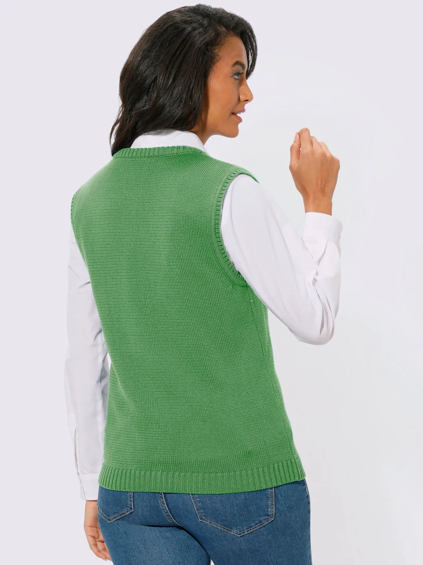 Gilet en tricot 50% coton