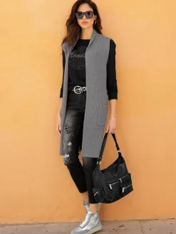 Gilet en tricot 50% viscose