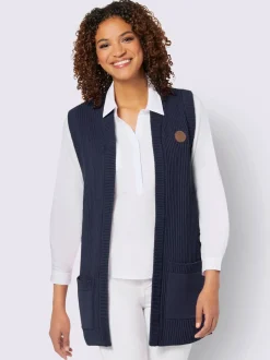 Gilet en tricot pur coton