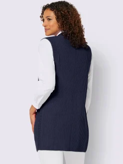 Gilet en tricot pur coton