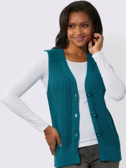 Gilet en tricot pur coton