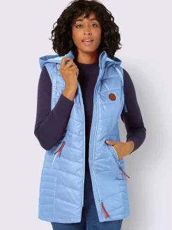 Gilet long coupe longue tendance