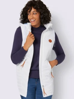 Gilet long coupe longue tendance