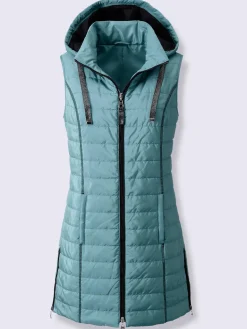 Gilet long jolie coupe longue moderne