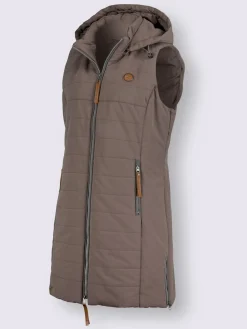 Gilet long qualité matelassée