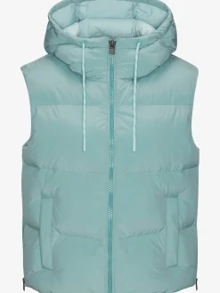 Gilet matelassé avec glissière latérale