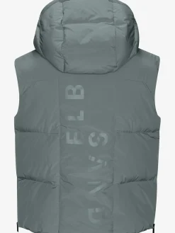 Gilet matelassé avec glissière latérale
