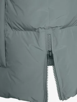 Gilet matelassé avec glissière latérale