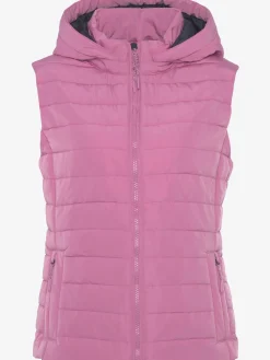 Gilet matelassé avec poches latérales à glissière