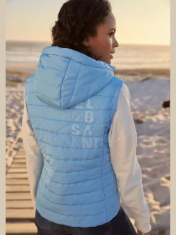 Gilet matelassé avec poches latérales à glissière