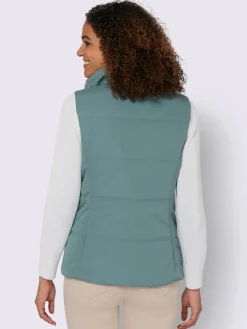 Gilet matelassé joli aspect contrasté