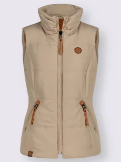 Gilet matelassé joli aspect contrasté