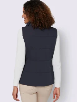 Gilet matelassé joli aspect contrasté