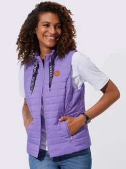Gilet matelassé lien à nouer avec inscription