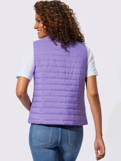 Gilet matelassé lien à nouer avec inscription