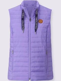 Gilet matelassé lien à nouer avec inscription