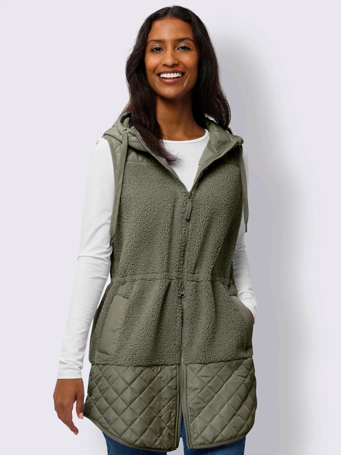 Gilet polaire en polaire douce et moelleuse