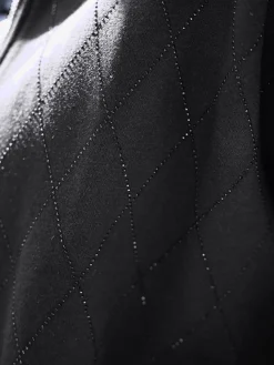 Gilet sweat motif losanges mode