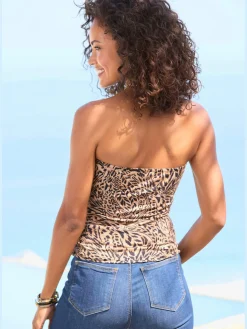 Haut bandeau encolure droite