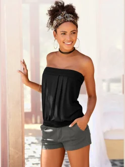 Haut bandeau viscose extensible