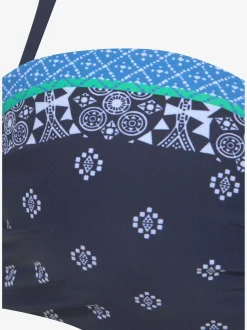 Haut de bikini bandeau à armatures imprimé
