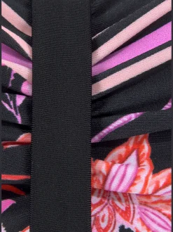 Haut de bikini bandeau à armatures imprimé floral tendance