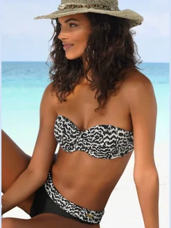 Haut de bikini bandeau à armatures design tendance