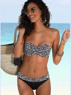 Haut de bikini bandeau à armatures design tendance
