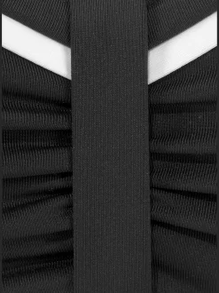Haut de bikini bandeau à armatures uni