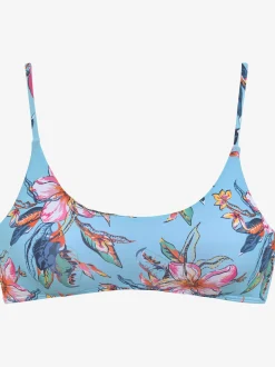 Haut de bikini bustier imprimé floral