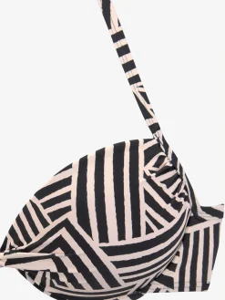 Haut de bikini push-up imprimé graphique