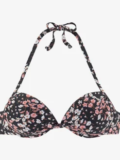 Haut de bikini push-up imprimé fantaisie