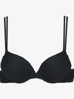 Haut de bikini push-up tissu structuré élégant