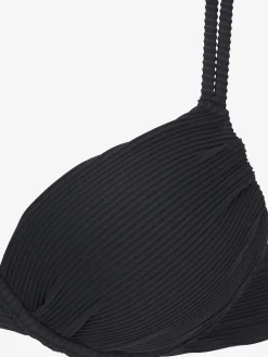Haut de bikini push-up tissu structuré élégant