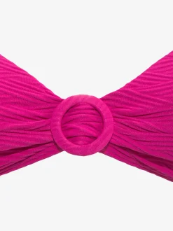 Haut de bikini triangle anneau décoratif tendance