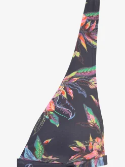 Haut de bikini triangle design floral