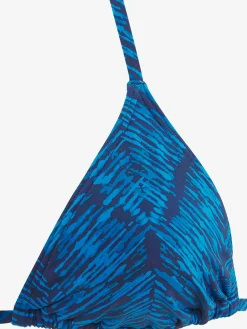 Haut de bikini triangle imprimé graphique