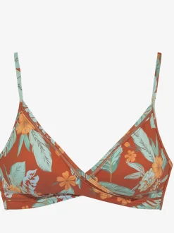 Haut de bikini triangle imprimé tropical tendance
