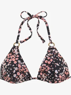 Haut de bikini triangle imprimé fantaisie