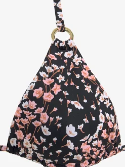 Haut de bikini triangle imprimé fantaisie