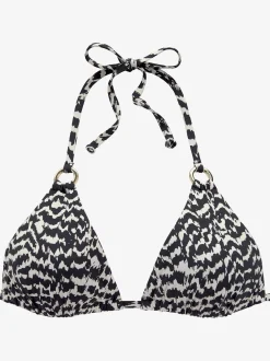 Haut de bikini triangle imprimé tendance