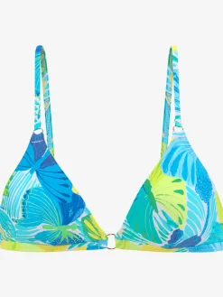 Haut de bikini triangle motif papillons – chaque pièce est unique