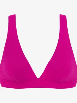 Haut de bikini triangle qualité structurée florale