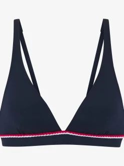 Haut de bikini triangle unis tendance avec cordons