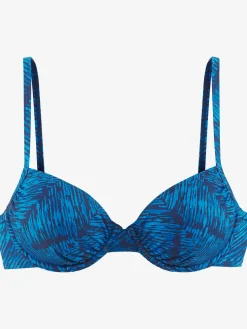 Haut de maillot de bain à armatures imprimé graphique