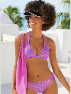 Haut de maillot de bain à armatures bonnets amovibles