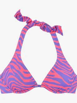 Haut de maillot de bain à armatures bonnets amovibles