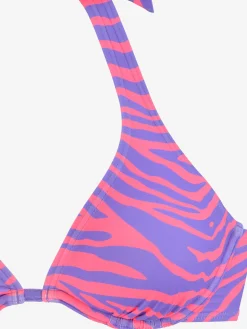Haut de maillot de bain à armatures bonnets amovibles