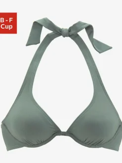 Haut de maillot de bain à armatures bonnets amovibles