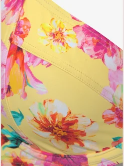 Haut de maillot de bain à armatures design floral tendance